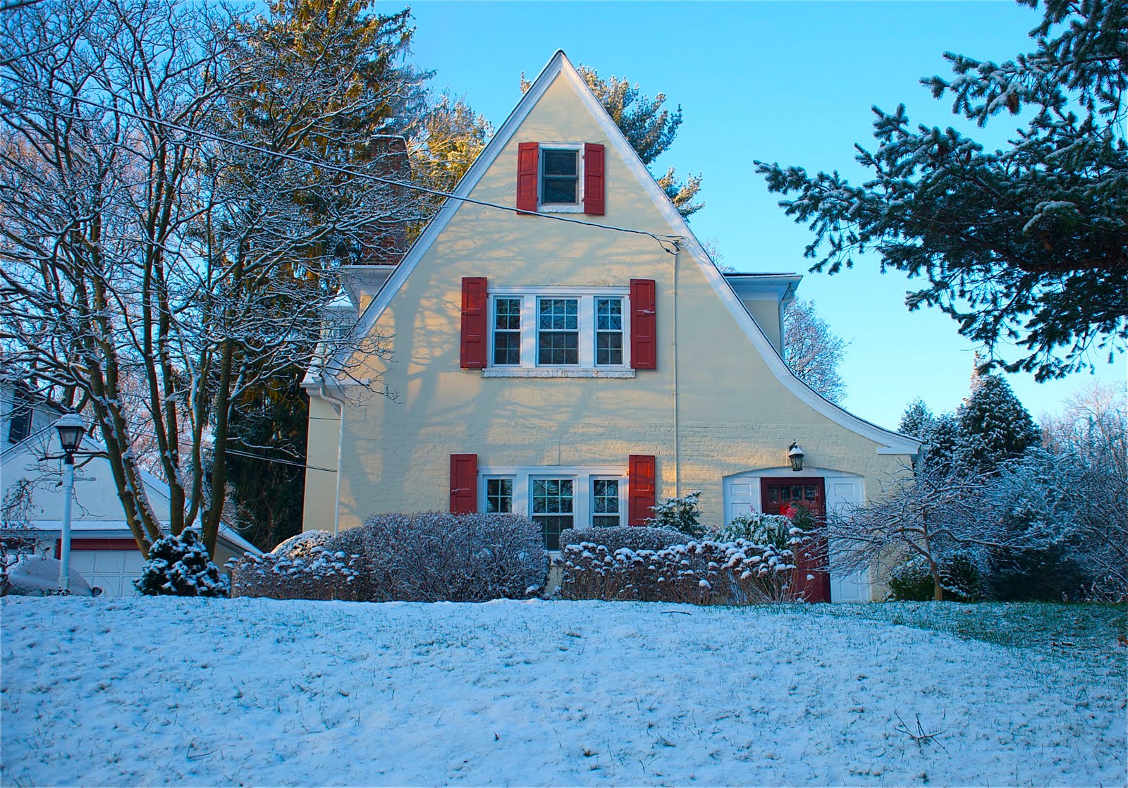 A Little Snow at the Homestead