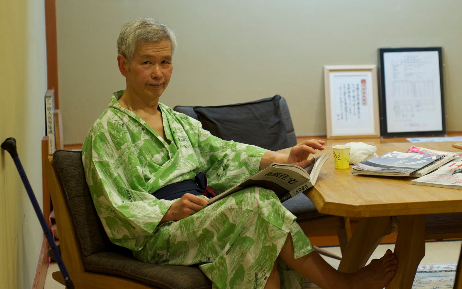 Ken in Yukata Early in the Morning