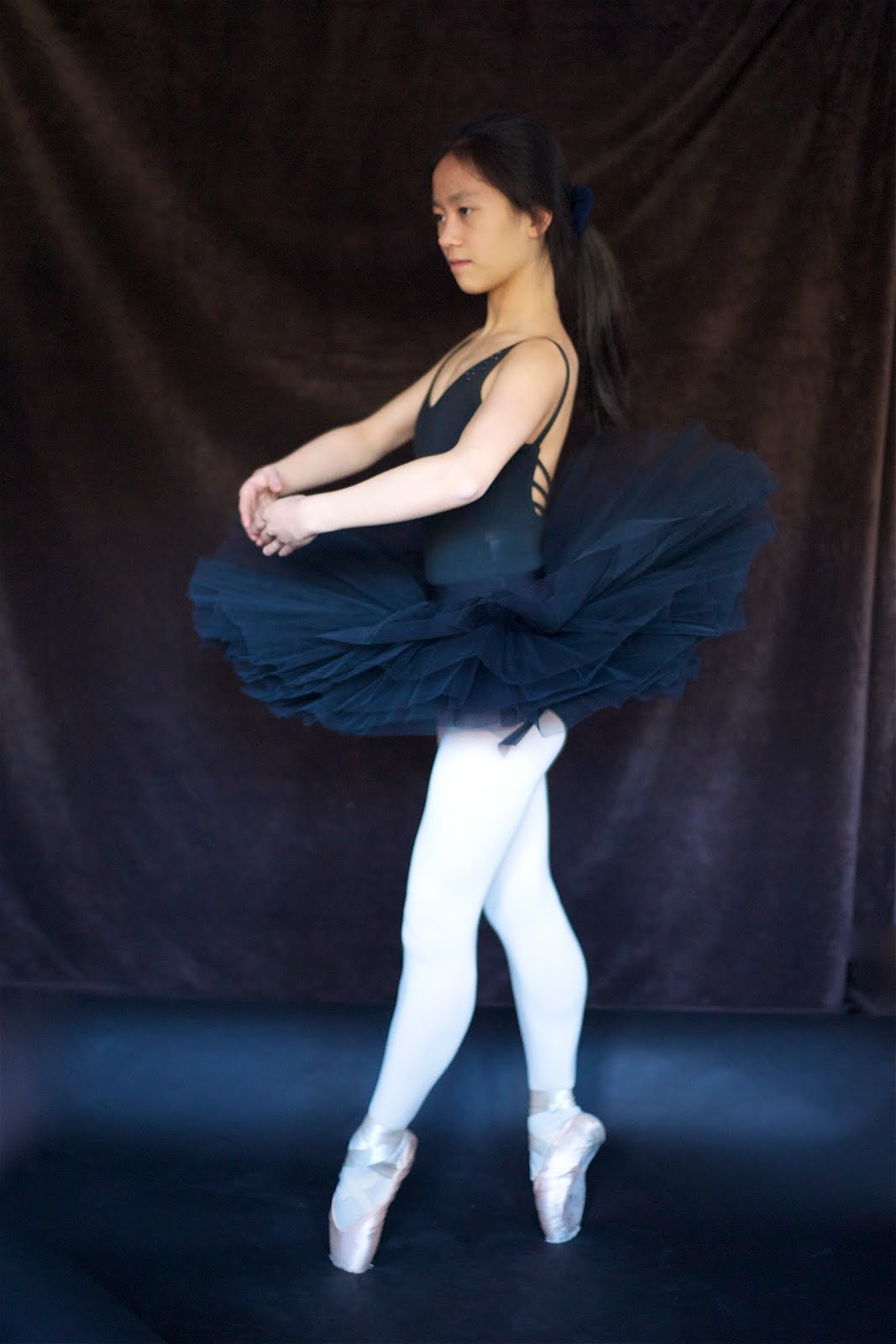 Yumiko in Black Tutu