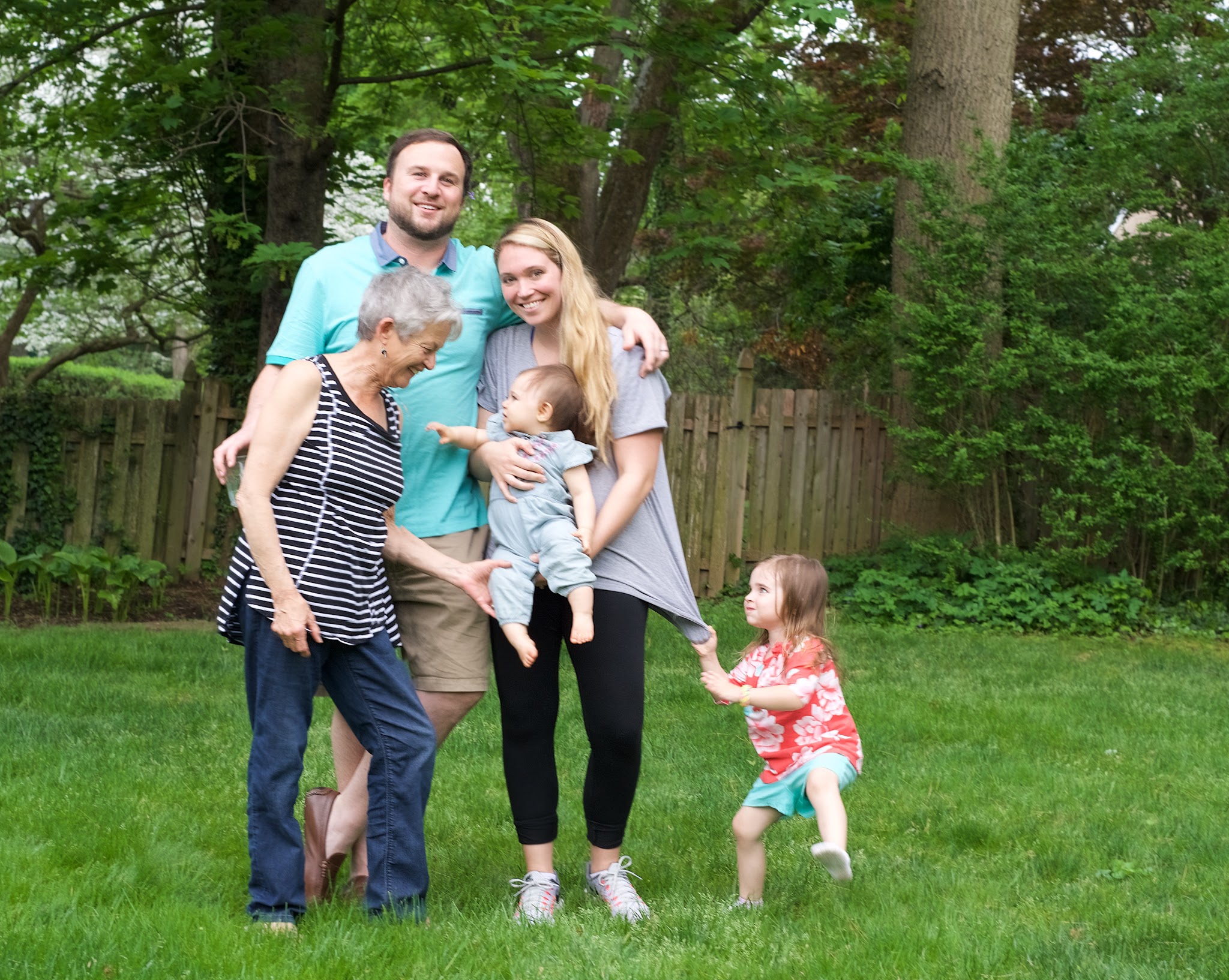 Julie, Peter, Anna, Alex, Abby, Avery and Claire come for a Visit!!